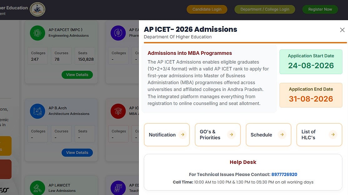 AP ICET Counselling 2026 Schedule Released