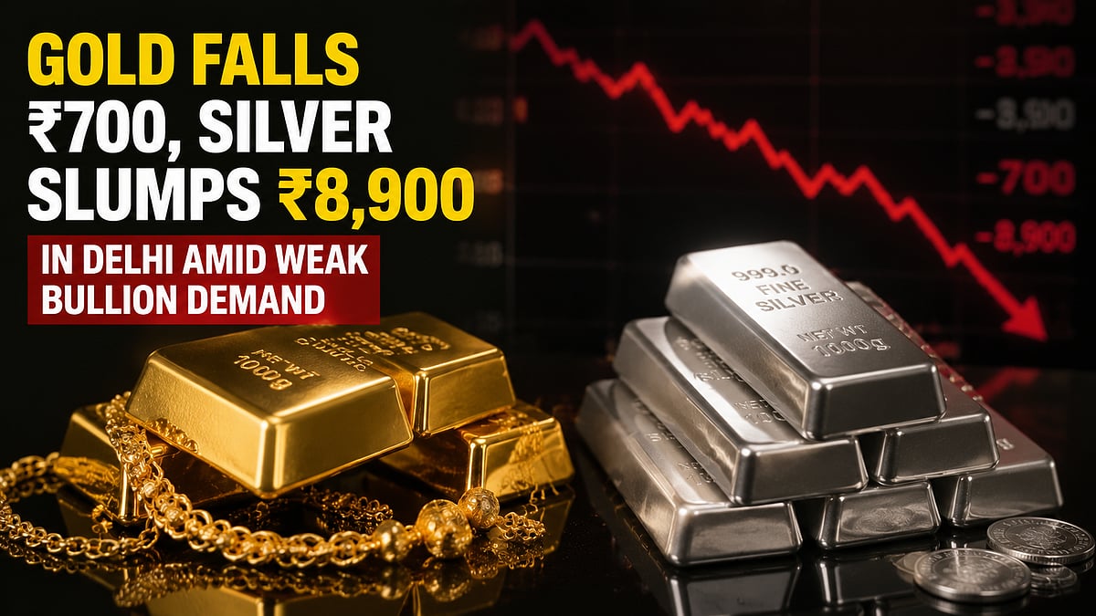 Gold, Silver Prices Plummet In Delhi