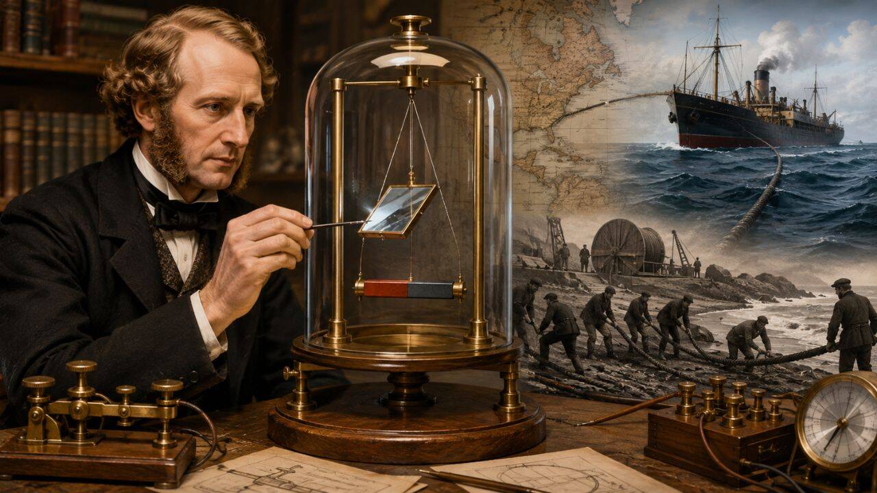 Tiny Mirror Solves Atlantic Telegraph Issue