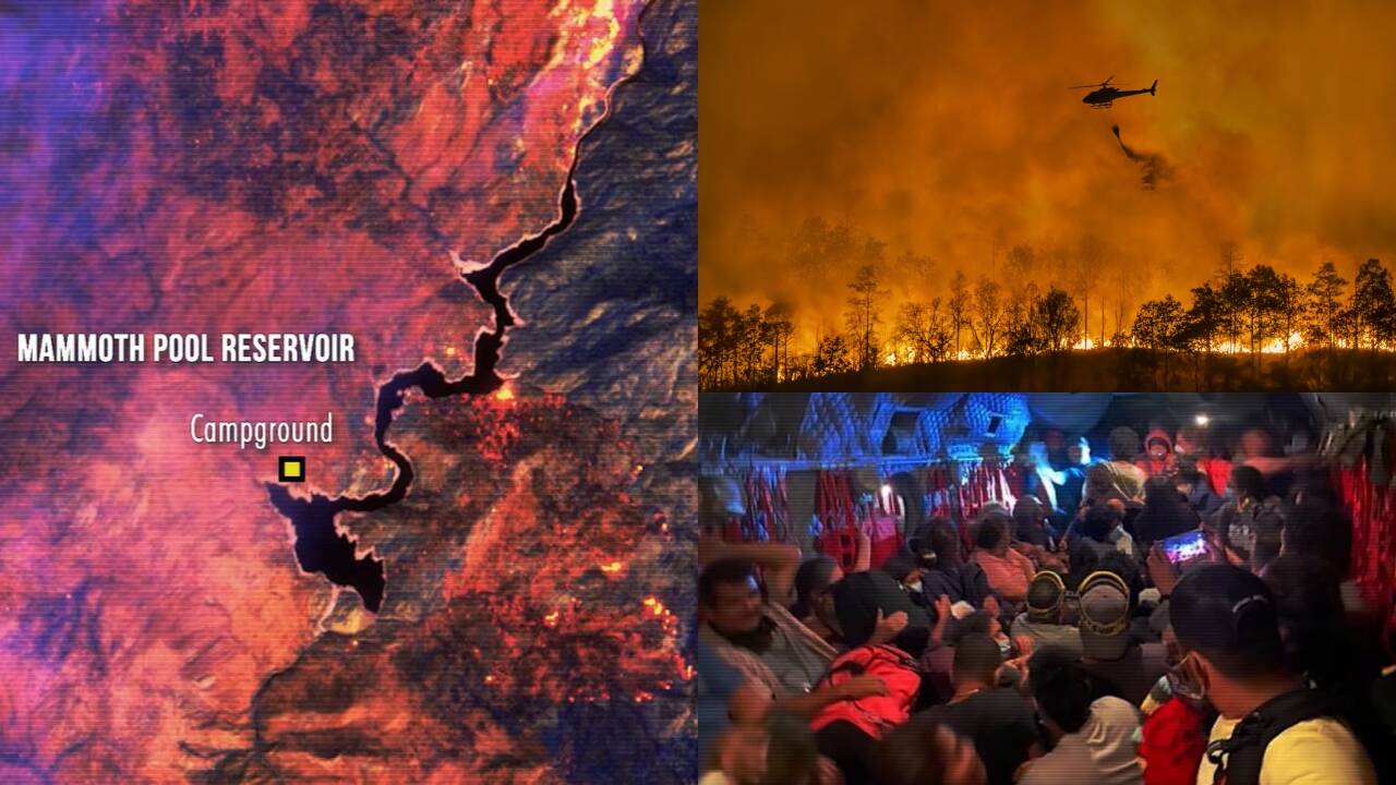 CalGuard Rescues 242 from Creek Fire