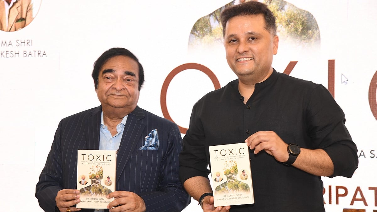 Dr. Mukesh Batra Launches Book 'Toxic' with Amish Tripathi