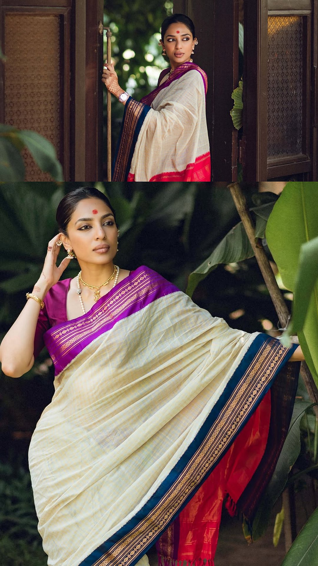 Sobhita Dhulipala Stuns In Handwoven Gadwal Saree