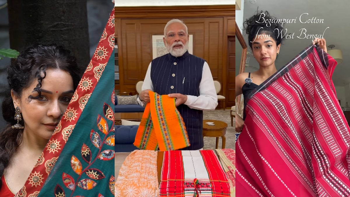 PM Modi's Handloom Appeal Goes Viral On Social Media