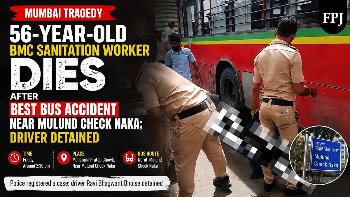 BMC Worker Dies in BEST Bus Accident Near Mulund