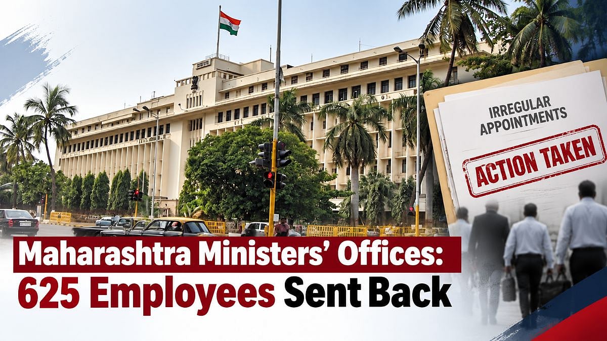 Maharashtra Relieves 625 Employees Over Irregular Appointments