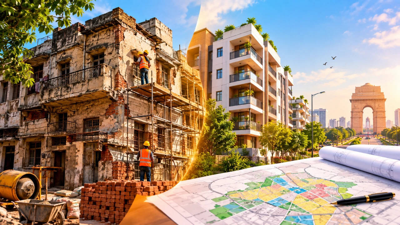 Delhi Master Plan Eases Old Building Redevelopment