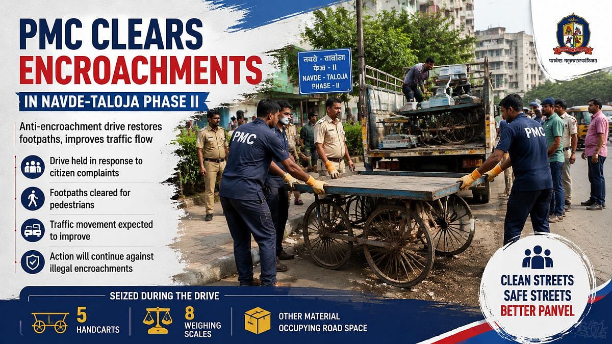Panvel Municipal Corporation Removes Encroachments