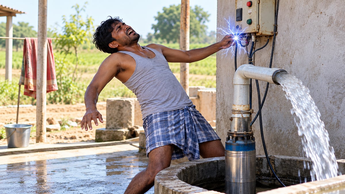 Street Vendor Electrocuted in MP's Chhatarpur