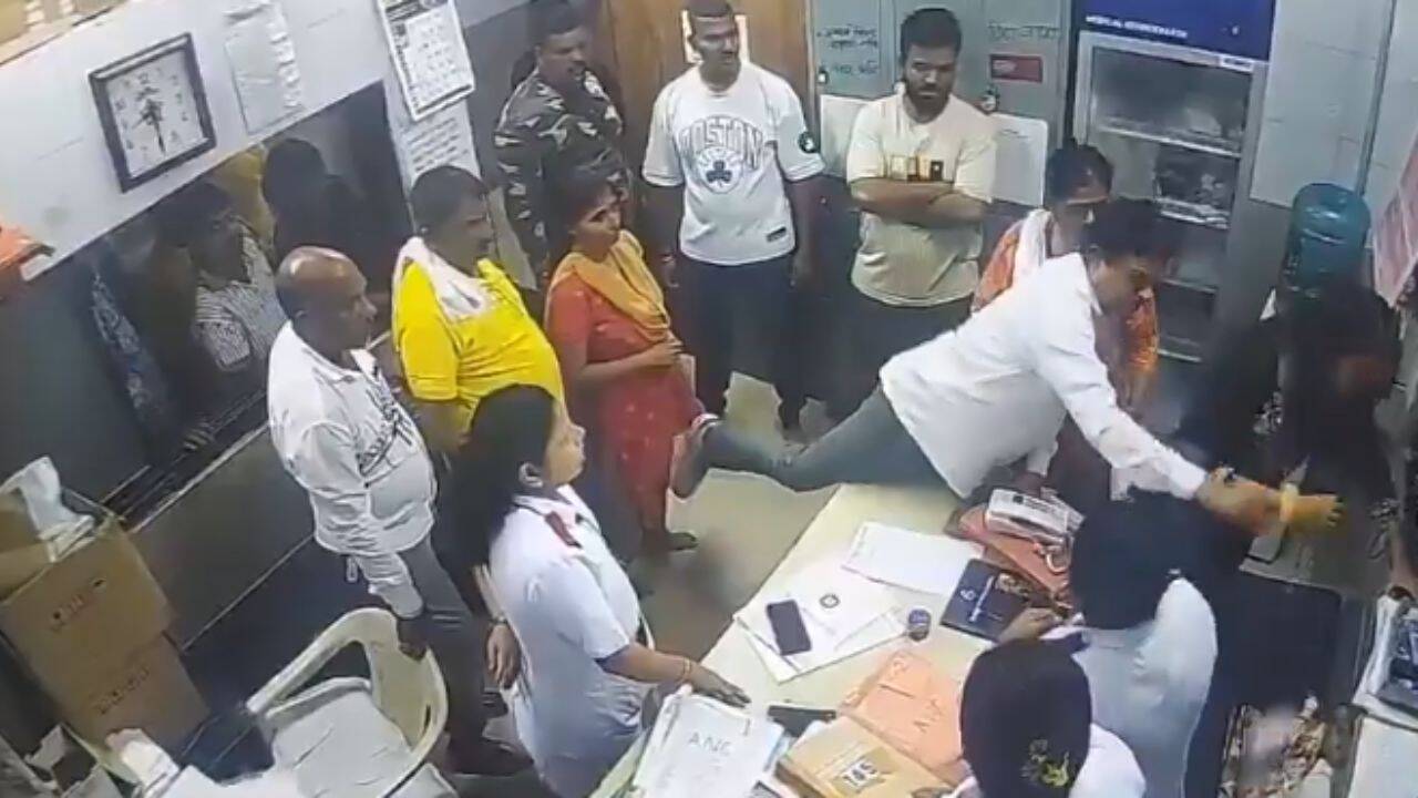 Shiv Sena Corporator Assaults Hospital Staff