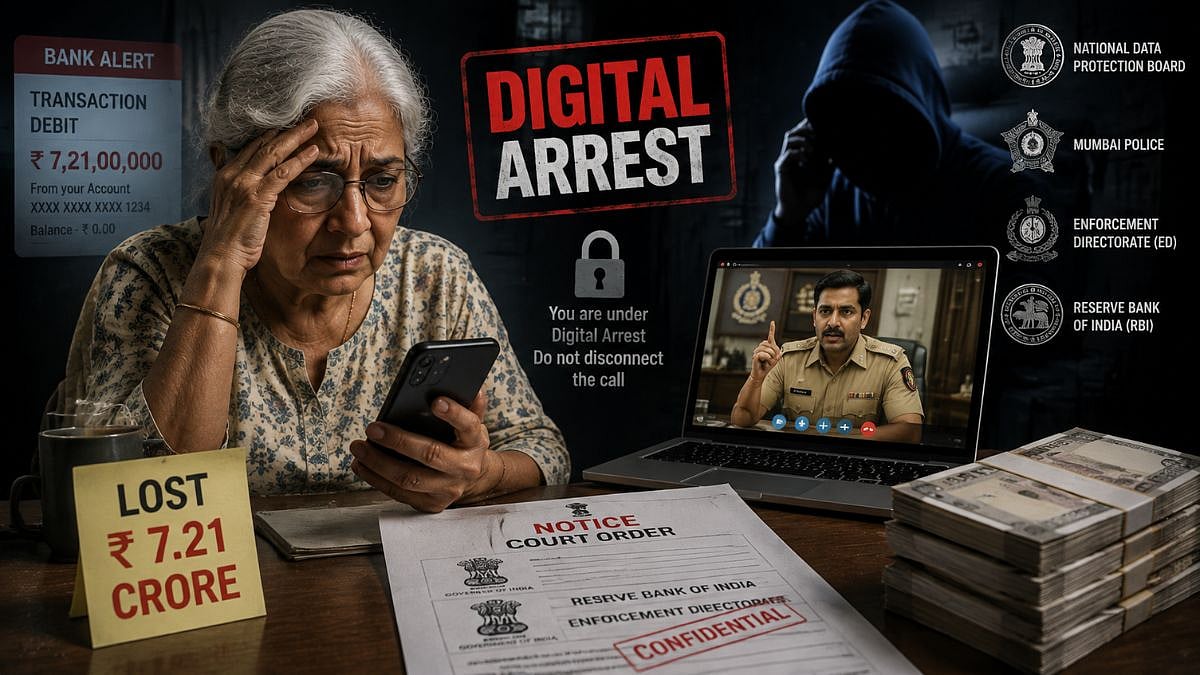 Mumbai Woman Loses ₹7.21 Crore In Cyber Scam