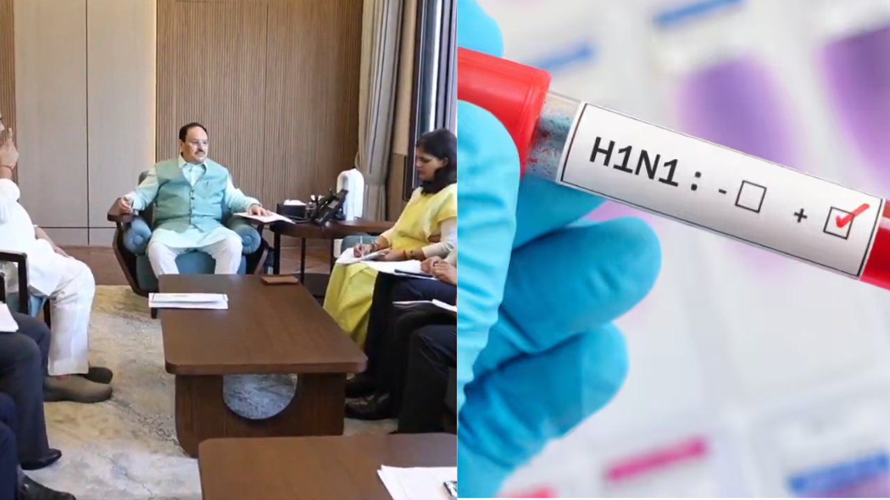 JP Nadda Reviews H1N1 Surge in Delhi