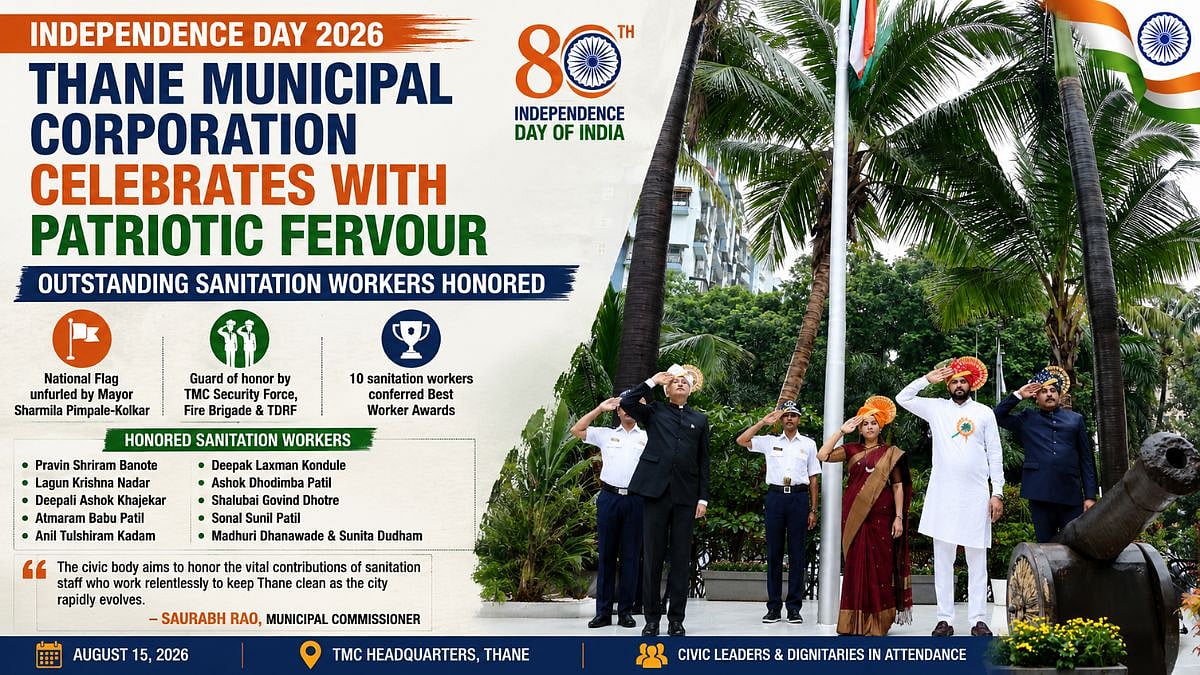 Thane Municipal Corporation Celebrates 80th Independence Day