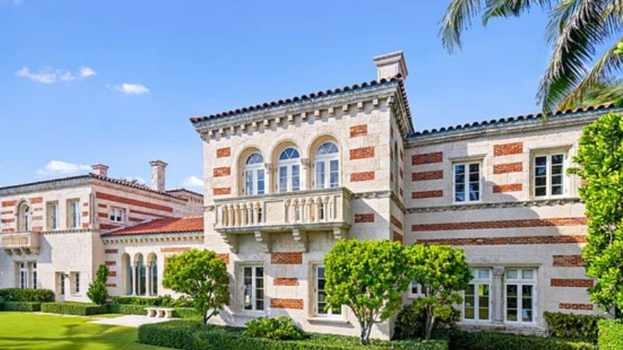 Palm Beach Mansion Listed for $105m