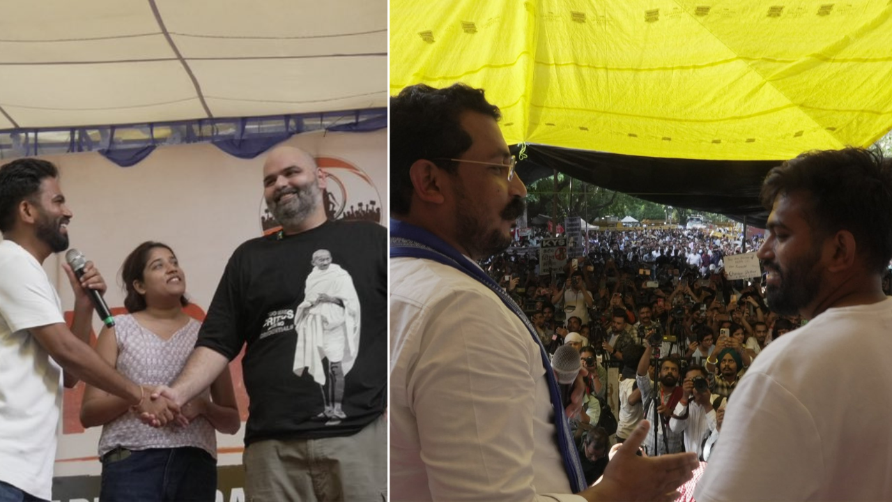 Kunal Kamra Joins CJP Protest