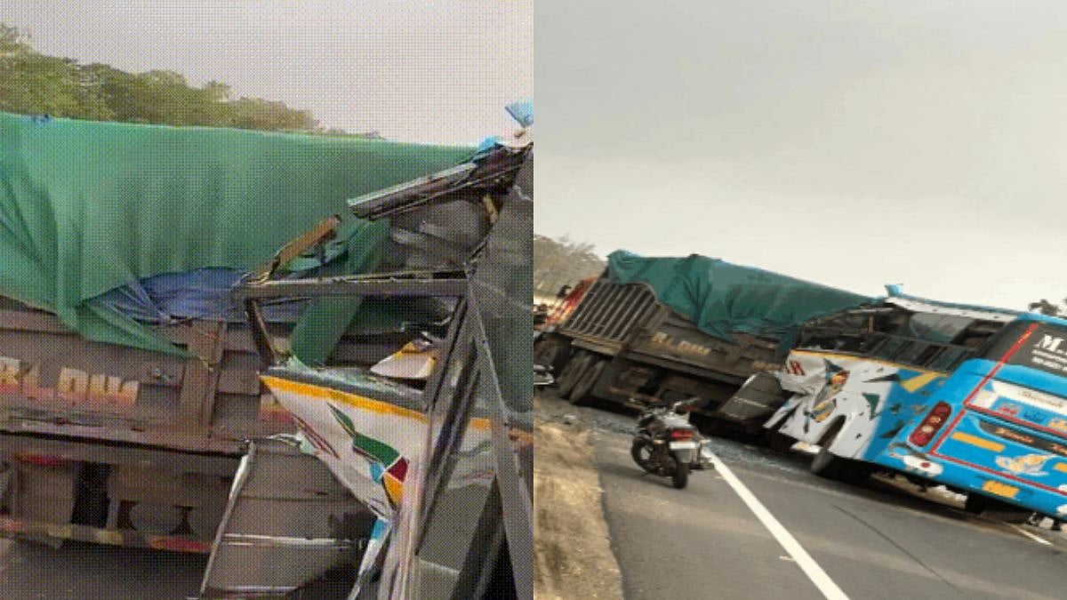 L&T Staff Bus Crashes Into Truck, 29 Injured