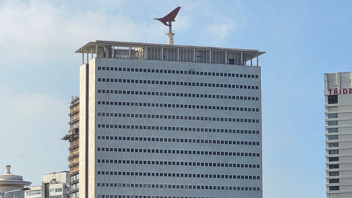 Air India Logo Removed From Nariman Point Building