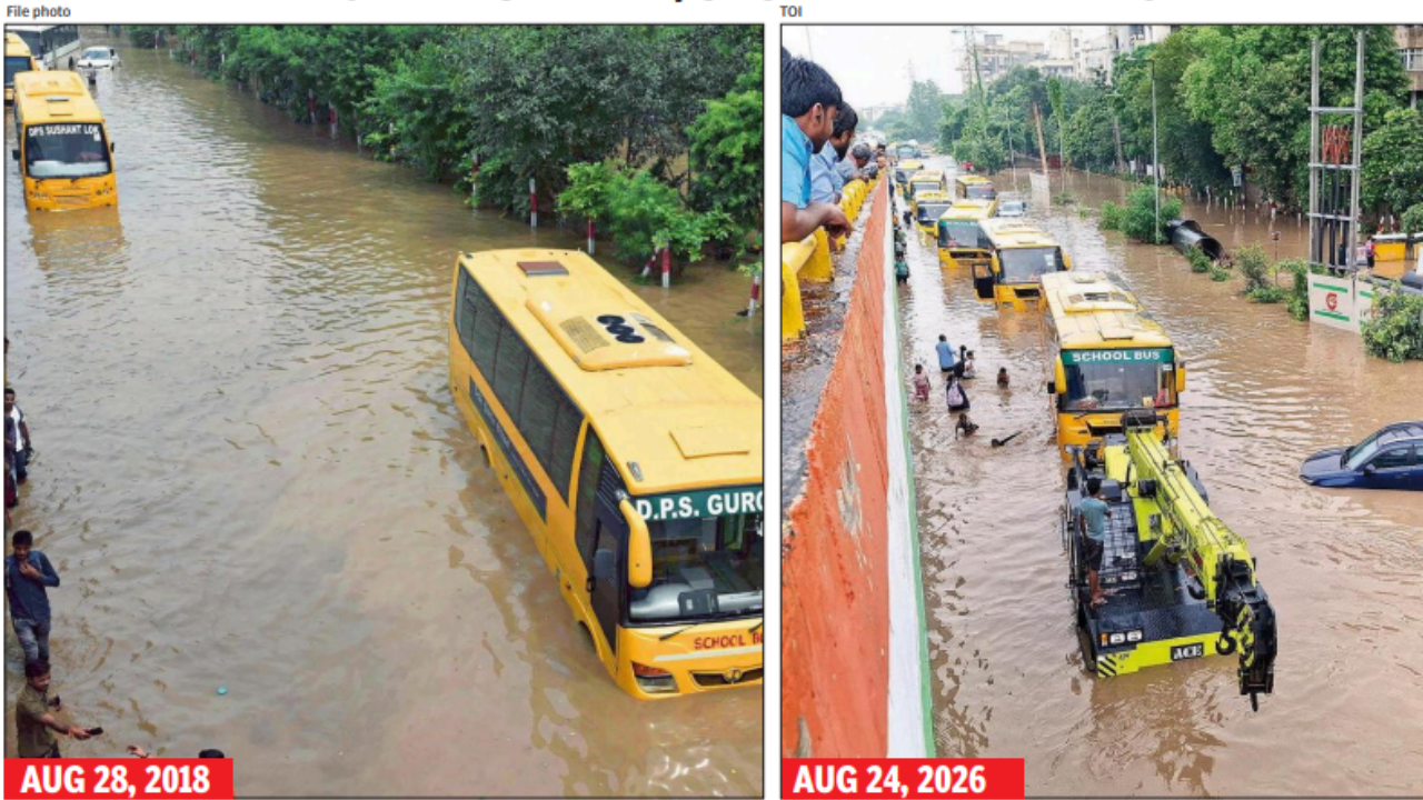 Gurgaon Floods Despite Infrastructure Spending