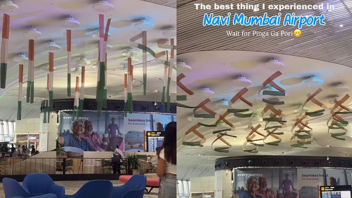 Navi Mumbai Airport Unveils Tricolour Decor