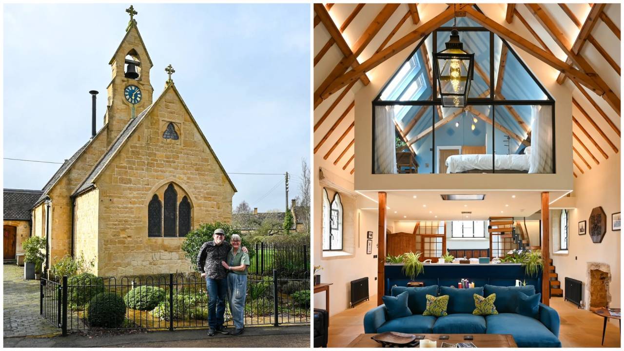 Couple Transforms £175k Church into £700k Home