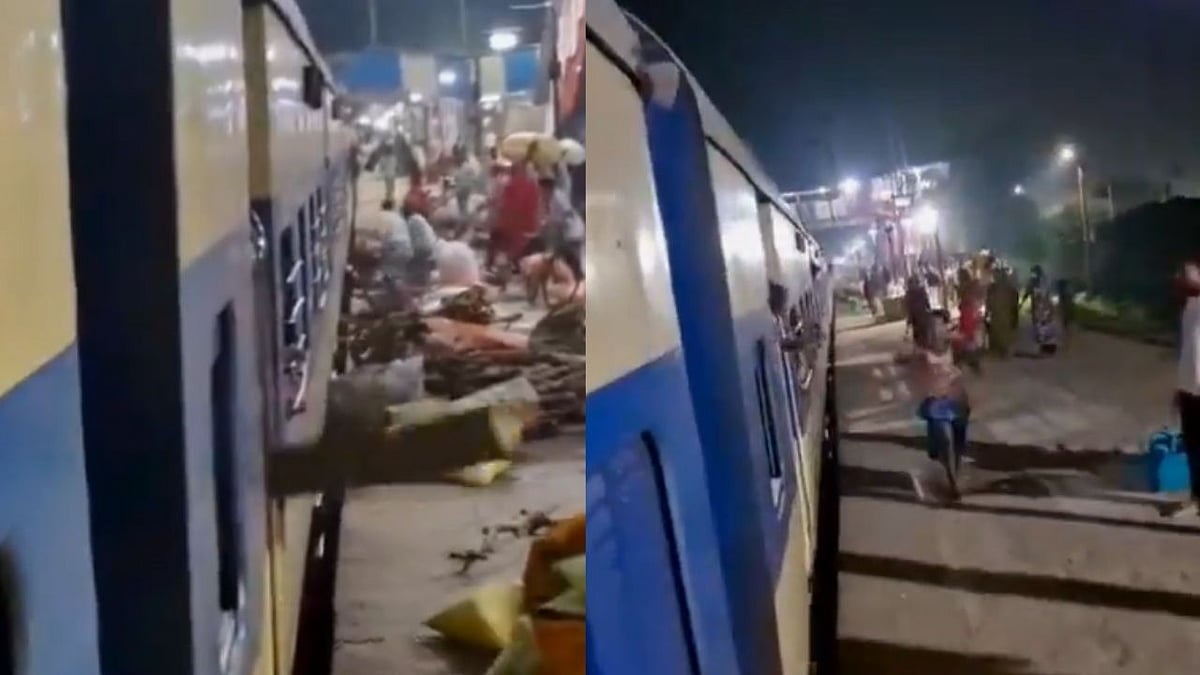 Viral Video Shows Chaos at Bihar Train Station