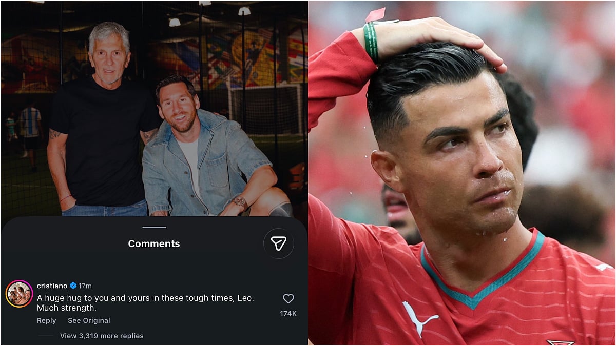 Ronaldo Sends Message To Messi After Father's Death