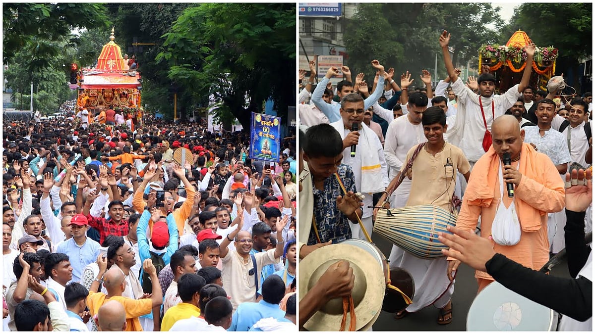 Thousands Join ISKCON's Jagannath Rath Yatra in Pune