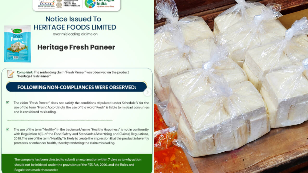 FSSAI Flags Misleading Claims By 3 Food Brands