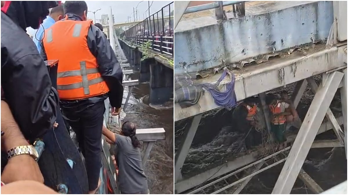 Pune Fire Brigade Rescues Stranded Youth Beneath Dangle Bridge