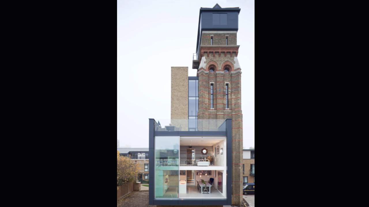 British Couple Converts 1877 Water Tower into Home