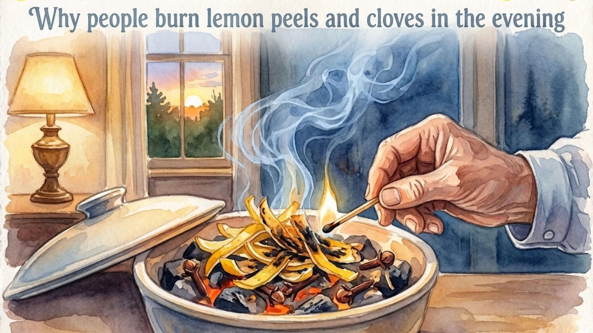 Burning Lemon Peels, Cloves Offers Health Benefits