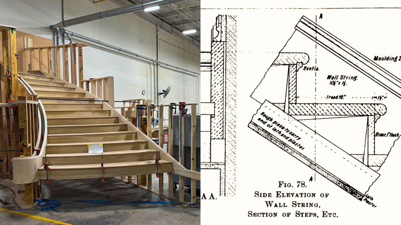 Newport Mansion Revives 1500s Staircase Craft