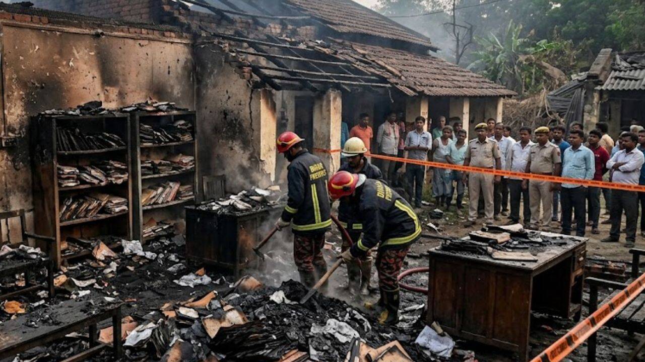 Bihar Judicial Office Fire Destroys Records