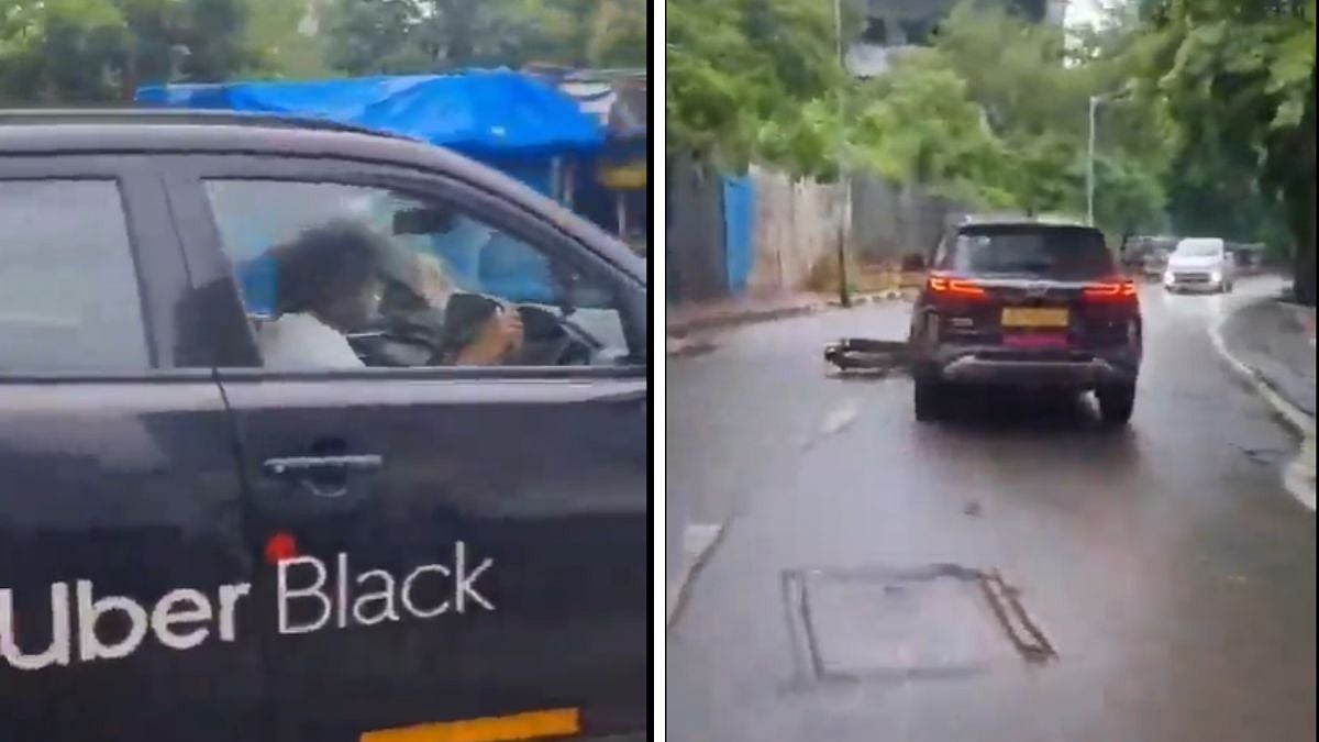 Uber Cab Hits Two-Wheeler in Mumbai's Kashimira