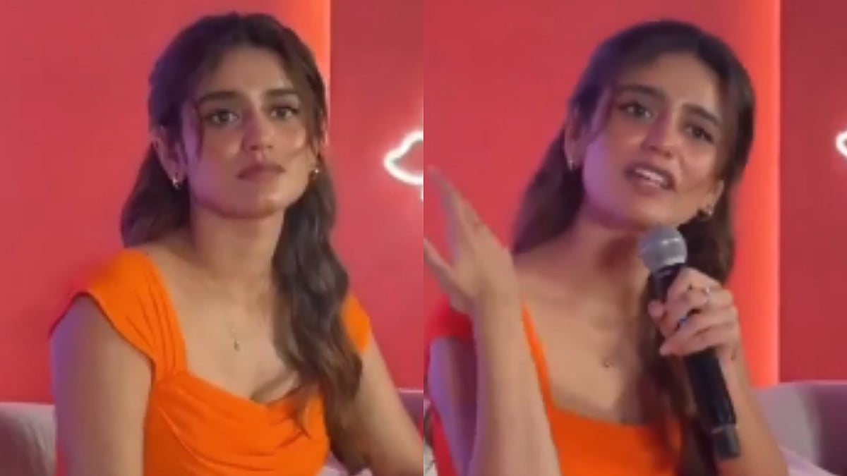 Priya Prakash Varrier Responds To Question About Saffron Dress