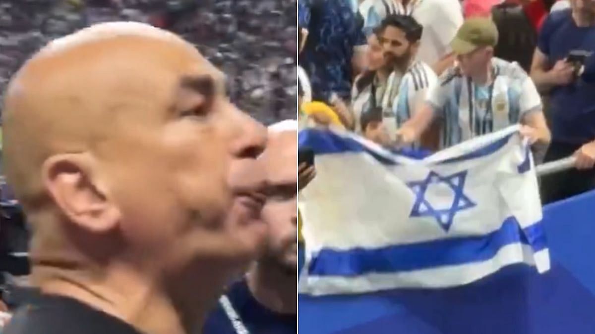 Egypt Coach Spits After Seeing Israel Flag