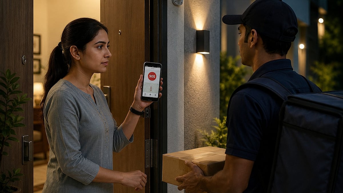 Delivery Agent Enters Home Despite Denial