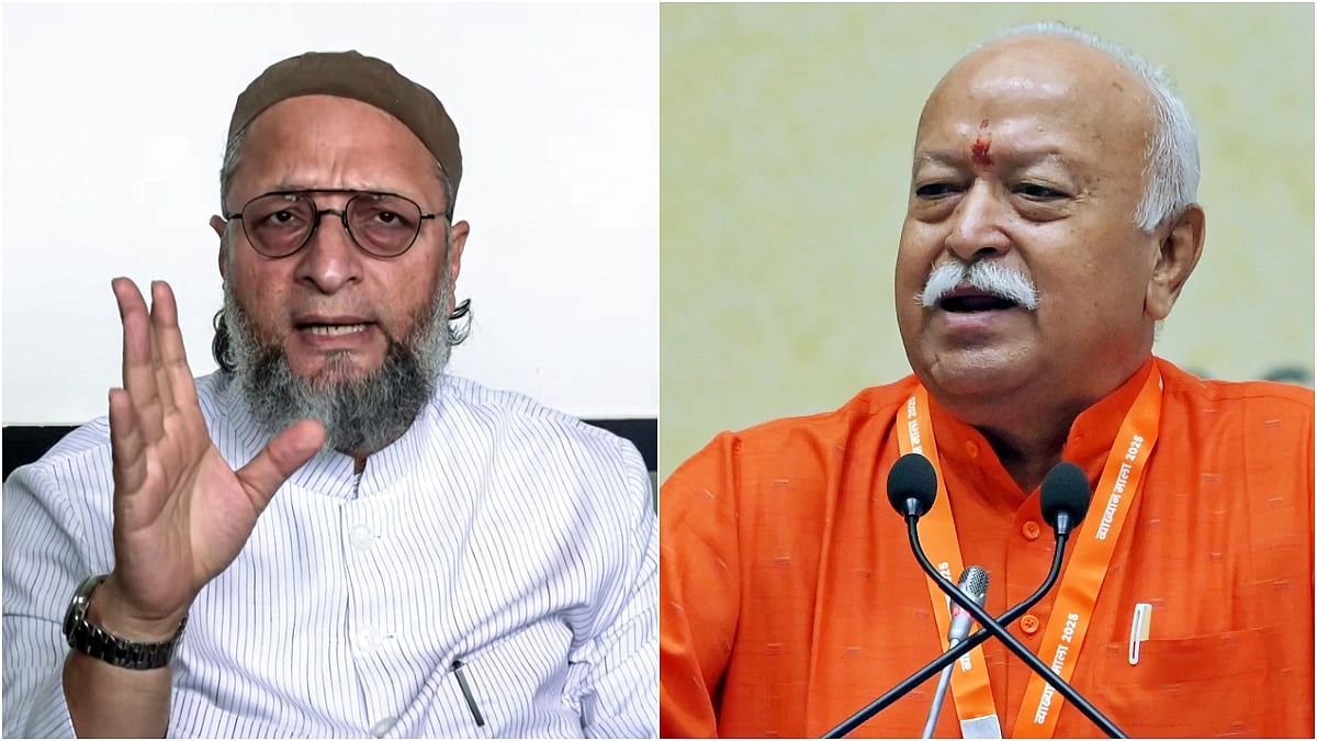 Owaisi Criticizes RSS Over Bhagwat's Muslim Remark