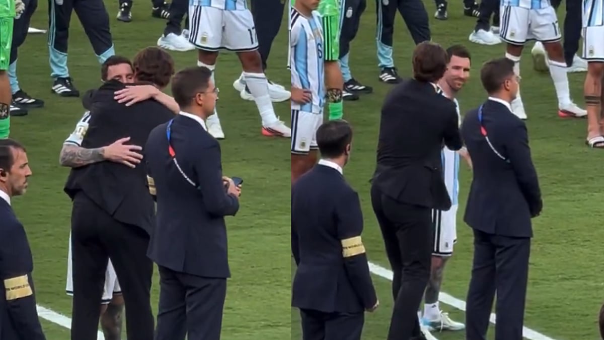 Sergio Ramos Consoles Emotional Messi After World Cup Loss
