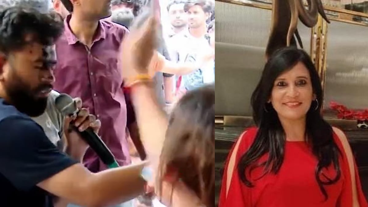 Woman Throws Ink At Abhijeet Dipke