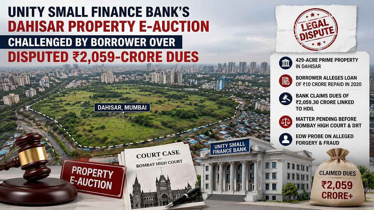 Mumbai's Dahisar Property E-Auction Challenged Over ₹2,059-Crore Claim