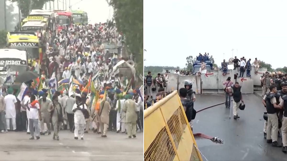Haryana Police Stops Punjab Farmers' Delhi March