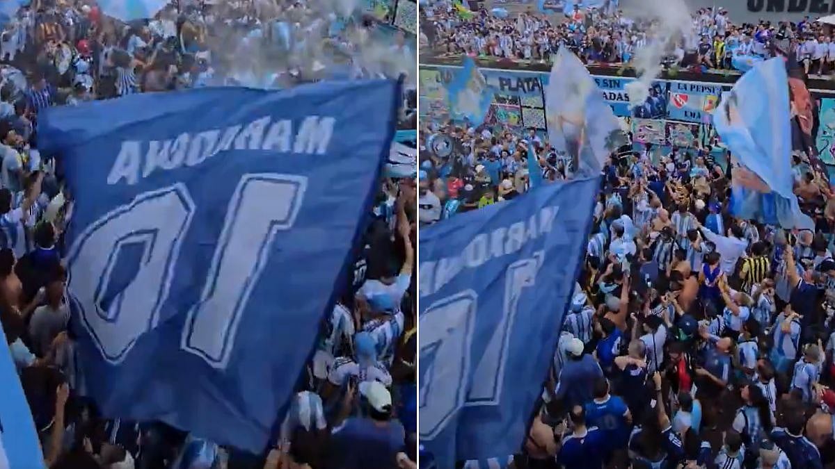 Argentina Fans Take Over Atlanta Ahead of Semi-Final