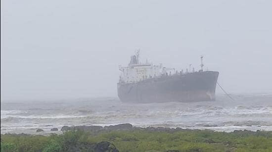 Tanker Runs Aground Off Manori Coast