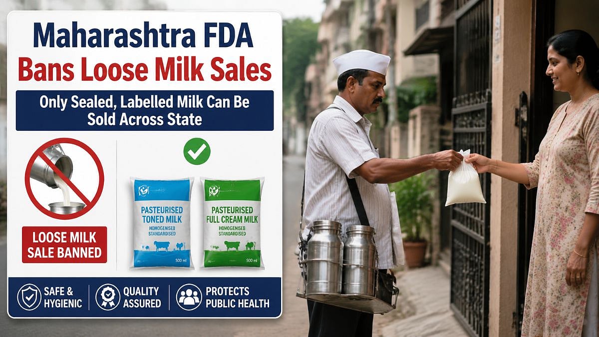 Maharashtra Bans Loose Milk Sales Statewide