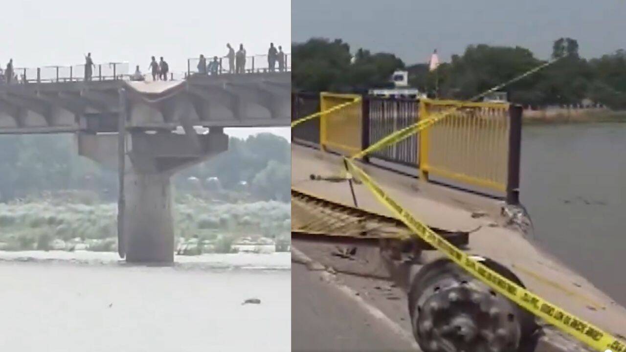 Truck Plunges into Ganga River in UP's Kannauj