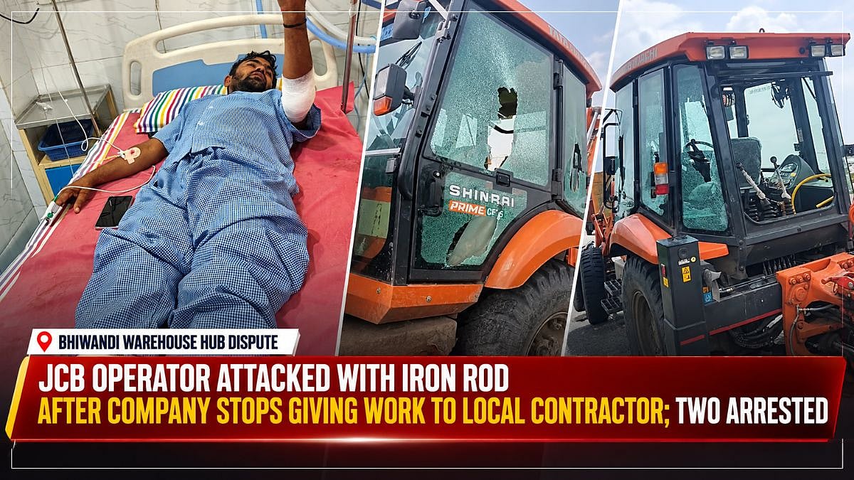 Bhiwandi JCB Operator Attacked Over Warehouse Work Dispute