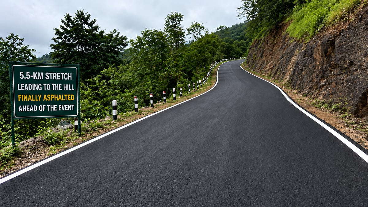 Kharghar Hill Road Repaired After 15 Years