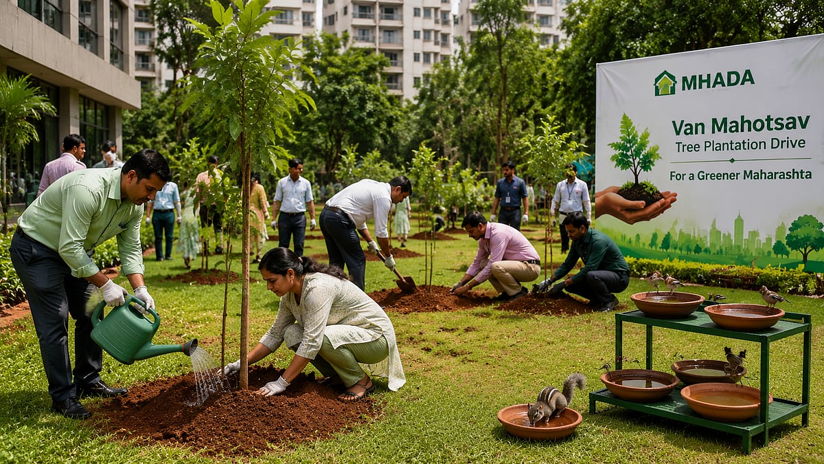 MHADA Launches Tree Plantation Drive
