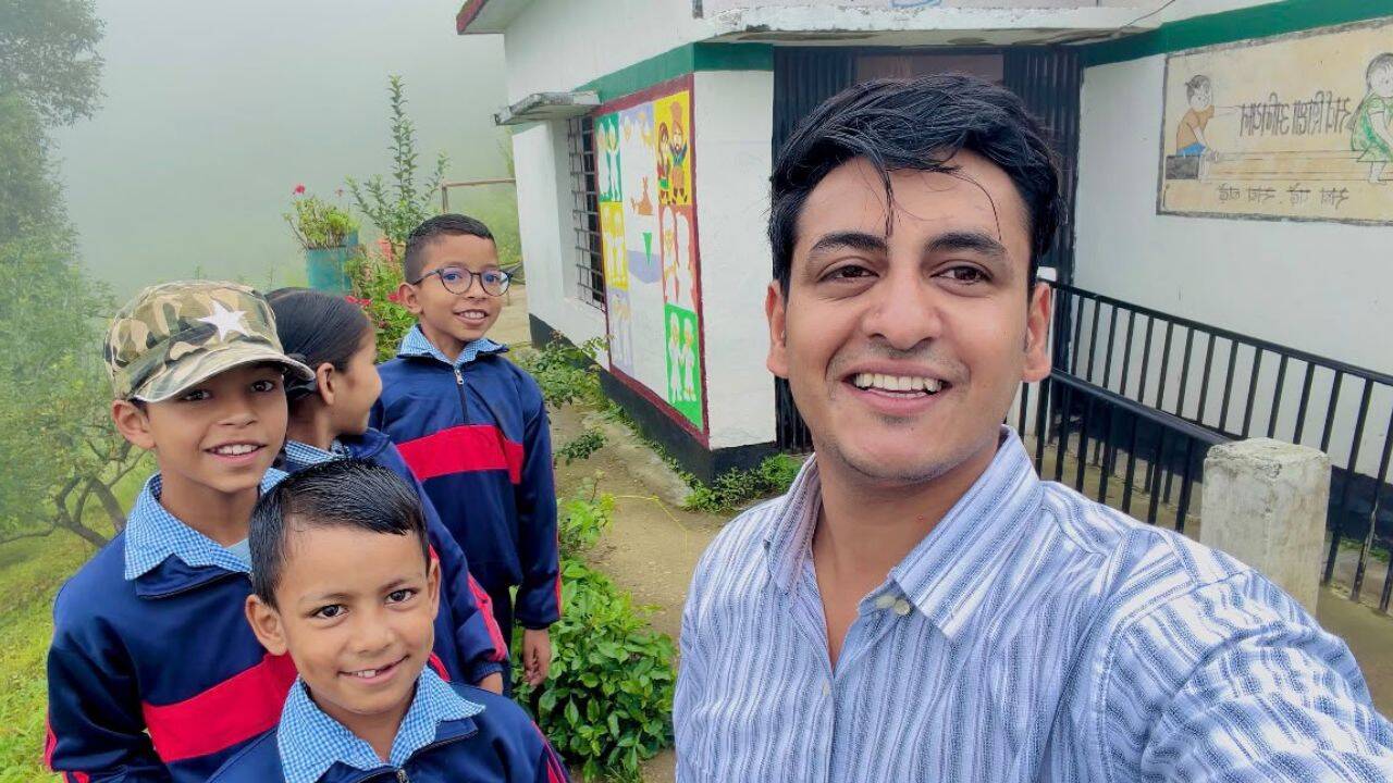Uttarakhand Teacher Walks Through Forest to Teach 9 Students