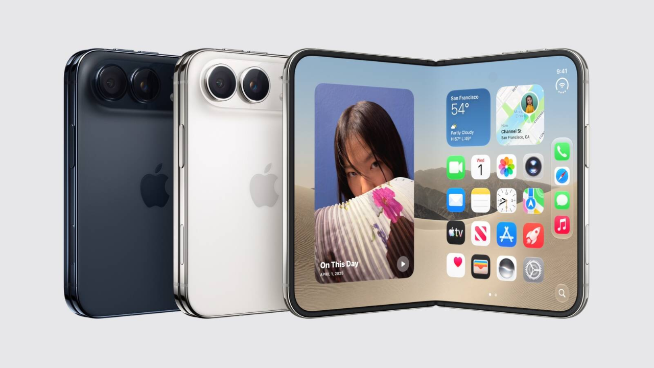 Apple Unveils iPhone Duo Foldable Phone